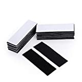 Heavy Duty Mounting Tape Double-Side Reclosable Hook Loop Strips Tape Sticky Fastener Waterproof Indoor Outdoor Use for Holds Picture Frame and Tools (15Pack- 3x10cm)