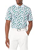 Amazon Essentials Men's Regular-Fit Quick-Dry Golf Polo Shirt, Flamingo, Large