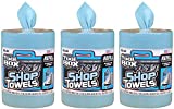 Blue Shop Towel Refill For Big Grip Dispenser Bucket, 200-Ct.