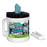 Sellars 55208 Toolbox Shop Towels Dispenser Bucket, 12" Length x 10" Width, Blue (2 Buckets of 200 Sheets)