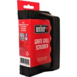 Weber Grill Brush Scrubber - Heavy Duty Grate Cleaner - With 3 Replaceable Pads