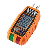 Klein Tools RT250 GFCI Receptacle Tester with LCD Display, for Standard 3-Wire 120V Electrical Outlets
