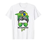 Bolsonaro 2022 Brazilian Girl Brazil Flag Brasil T-Shirt