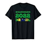 Camiseta Bolsonaro Presidente 2022 Brasil T-Shirt