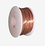Solid Bare Copper Round Wire 1/2 Lb Spool (14 Ga / 40 Ft)