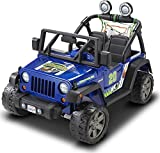 Power Wheels Gameday Jeep Wrangler, sports-themed battery-powered ride-on vehicle with practice net and 3 balls [Amazon Exclusive]