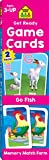 School Zone - Get Ready Game Cards Go Fish & Memory Match Farm 2 Pack - Ages 3 and Up, Alphabet, ABCs, Uppercase and Lowercase Letters, Matching, Pairing, Memory, and More