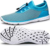 DOUSSPRT Women's Water Shoes Quick Drying Sports Aqua Shoes Moonlight Size 8