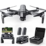 Ruko F11GIM Drones with Camera for Adults, 2-Axis Gimbal 4K EIS Camera, 2 Batteries 56Mins Flight Time,Brushless Motor, 5GHz FPV Transmission, GPS Auto Return Home, 5times Zoom No Fisheye