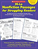 Hi-Lo Nonfiction Passages for Struggling Readers: Grades 68: 80 High-Interest/Low-Readability Passages With Comprehension Questions and Mini-Lessons for Teaching Key Reading Strategies