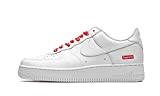 Nike Mens Air Force 1 Low CU9225 100 Supreme - Mini Box Logo White - Size 9.5