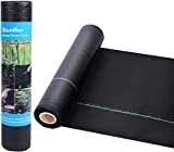 Weed Barrier Landscape Fabric Heavy DutyGarden Fabric Weed BarrierBlack Mulch for Landscaping, Weed Blocker Fabric Garden Bed Cover Garden Supplies (4ft x 30ft)