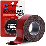 Bonding Forever Black Extreme Double Sided Tape | Foam Tape | Double Sided Adhesive Tape | Mounting Tape | 0.045" X 1" X 60" X 1EA