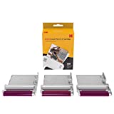 60 Pack Kodak 4PASS Real Photo (3"x3") & Laminate Process, All-in-One Paper and Color Ribbon Refill  Compatible with Mini 3 Square, Mini 3 Square Retro, Mini Shot 3 Square , Mini Shot 3 Square Retro