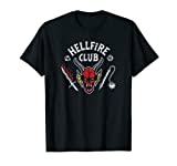 Stranger Things 4 Hellfire Club Skull & Weapons T-Shirt