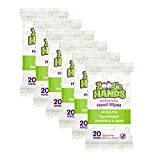 Antibacterial Wipes by Boogie Wipes, Baby Wipes, Wet Wipes for Face, Hand, Body & Nose, Alcohol-Free, Hypoallergenic and Moisturizing Aloe, 6 packs of 20 (120 Total Wipes)