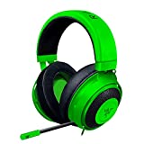 Razer Kraken Gaming Headset: Lightweight Aluminum Frame, Retractable Noise Isolating Microphone, For PC, PS4, PS5, Switch, Xbox One, Xbox Series X & S, Mobile, 3.5 mm Audio Jack  Green