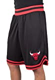 Ultra Game NBA Chicago Bulls Mens Woven Basketball Shorts, Team Color, Large