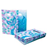 20Pcs Mermaid Party Supplies Mermaid Party Bags Gift Paper Party Goodie Favor Bags