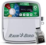 Rain-Bird ESP-TM2 Indoor Outdoor Irrigation WiFi Zone Controller Timer Box and Link Lnk WiFi Mobile Wireless Smartphone Upgrade Module Sprinkler System (8 Zone)