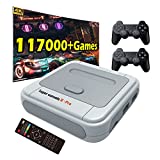 Super Console X PRO 256GB Retro Game Console with 117,000+ Games,Dual Systems,Video Game Consoles for 4K HD TV,2 Controllers,WiFi/LAN,Best Gifts for Friends (256GB)