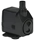 Little Giant PES-290-PW 115-Volt, 300 GPH Magnetic Drive Fountain/Pond Pump with 6-Ft. Cord, Black, 566717