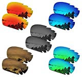 SmartVLT Set of 5 Men's Replacement Lenses for Oakley Jawbone Vented Sunglass Combo Pack S02