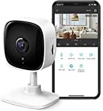 TP-Link Tapo 2K Indoor Security Camera for Baby Monitor, Dog Camera w/ Motion Detection, 2-Way Audio Siren, Night Vision, Cloud &SD Card Storage, Compatible with Alexa & Google Home (Tapo C110)