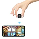 Mini Spy Hidden Camera 4K WiFi Nanny Cam Wireless PIR Small Home Security Cameras with Live Feed 100 Days Standby Motion Detection Alerts Auto Night Vision Tiny Secret Surveillance Camera for Indoor