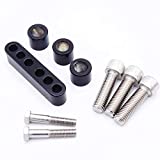 Floorboard 3/4'' Extension Kit Driver Footrest Outward Spacer Compatible with 1983-2008 Harley Davidson Touring Road King Road Glide Street Glide FLH FLT