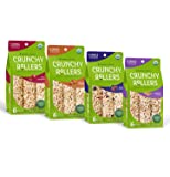 Friendly Grains - Crunchy Rollers - Organic Rice Snacks -Variety Flavors (4 packs of 6)