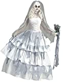 Forum Novelties Women's Deluxe Victorian Ghost Bride Costume, Multi, One Size