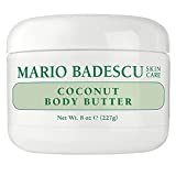 Mario Badescu Coconut Body Butter for All Skin Types | Body Moisturizer for Smooth and Radiant Skin |Formulated with Shea Butter| 8 OZ