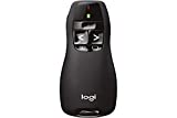 Logitech Wireless Presenter R400, Wireless Presentation Remote Clicker with 50 ft Red Laser Pointer 910-001356