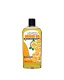 Cold Pressed Natural Orange Oil Concentrate | 8-ounce Professional Grade All-Purpose Citrus Cleaner, Degreaser & Pet Odor Eliminator | Dilutes to 4 Gallons of Finished Product | Home and Outdoor Use