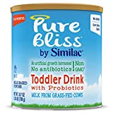 Pure Bliss by Similac Toddler Drink with Probiotics, Starts With Fresh Milk From Grass-Fed Cows, Non-gmo Toddler Formula, 24.7 Oz, 6Count