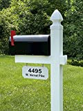 4Ever Products The Loudon Vinyl/PVC Mailbox Post No Dig System (Includes Mailbox)