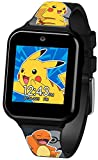 Accutime Kids Pokemon Pikachu Black Educational Learning Touchscreen Smart Watch Toy for Boys, Girls, Toddlers - Selfie Cam, Alarm, Calculator, Pedometer & More (Model: POK4231AZ)