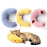 Homelifthub 3 Pack Pillows for Indoor Cats Fluffy Cat Calming Pillow Cute Rabbit Pillows for Pet Sleep