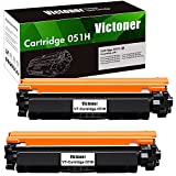 051H Toner Cartridge 2-Pack Compatible Replacement for Canon 051H 051 CRG051 for Canon imageCLASS MF269dw MF264dw MF267dw MF266dn MF263dn LBP161dn LBP162dw LBP1692dwkg Printer (Black)