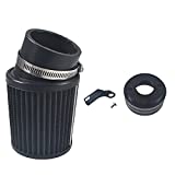 Daliamo 62mm Inlet Air Filter Cleaner Adapter Kit for Predator 212cc 6.5 HP GX160 GX200 Mini Bike Go Kart Cart Parts Black