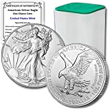 2022 Lot of (20) 1 oz American Silver Eagle Brilliant Uncirculated (BU) with a Certificate of Authenticity $1 Mint State