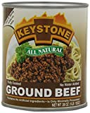 Keystone Meats All Natural Ground Beef, 28 Ounce - Pack of 6