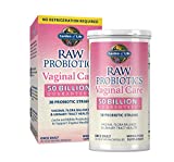 Garden of Life RAW Probiotics Vaginal Care Shelf Stable - 50 Billion CFU Guaranteed Through Expiration, Acidophilus - Once Daily - Certified Gluten Free - No Refrigeration - 30 Vegetarian Capsules