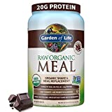 Garden of Life Raw Organic Meal Replacement Shakes - Chocolate Plant Based Vegan Protein Powder, Pea Protein, Sprouts, Greens, Probiotics, Dairy Free All in One Shake for Women and Men, 28 Servings