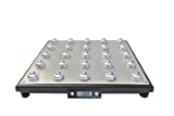 Fairbanks Scales 31082 Ultegra Max R9050 Series Roller Top Parcel Shipping Scale, 21" Length, 21" Width, 3-1/2" Height, 250 lbs Capacity, 0.05 lbs Readability