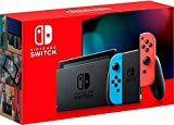 Nintendo Switch with Neon Blue and Neon Red JoyCon