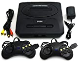 SEGA Genesis 2 Slim MK-1631 Video Game System Bundle with TWO Controllers Classic 2nd Generation (Renewed)