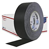 Case of 10-2 Inch Black Pro Gaffer Gaffers Tape - 55 yd Rolls