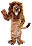 Deluxe Lion Mascot Costume Adult Size for Men & Women Height 5'7" to 5'11" with Built-in Fan Inside The Head